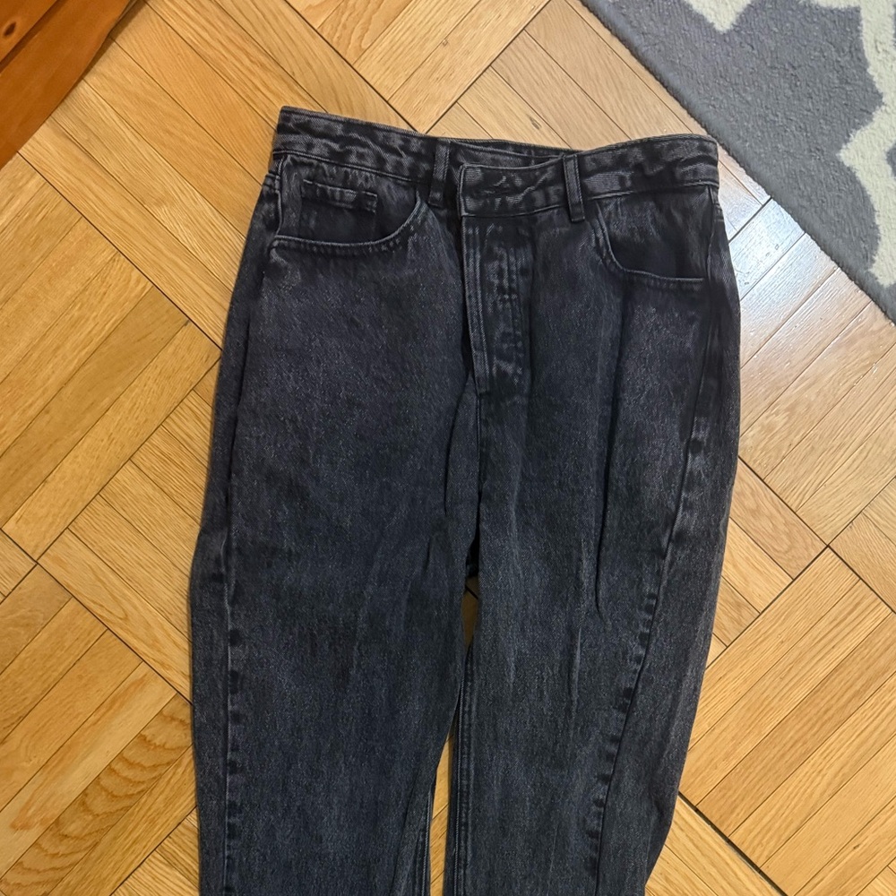 12th Tribe Black Boyfriend Jeans - Picture 6 of 7